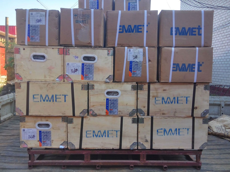 配送貨物在路上